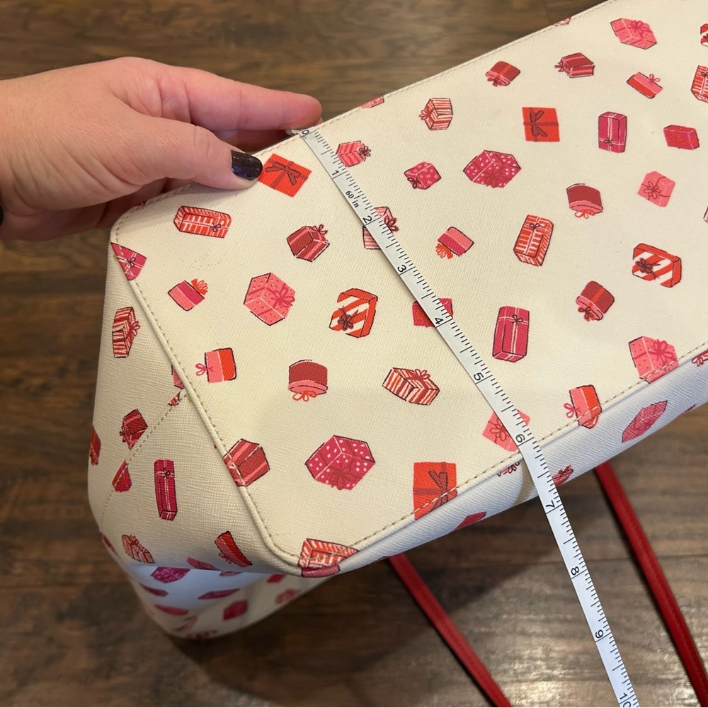 KATE SPADE New York Shore Street Margareta Bag Red Pink Gift Present Pattern - Picture 13 of 15